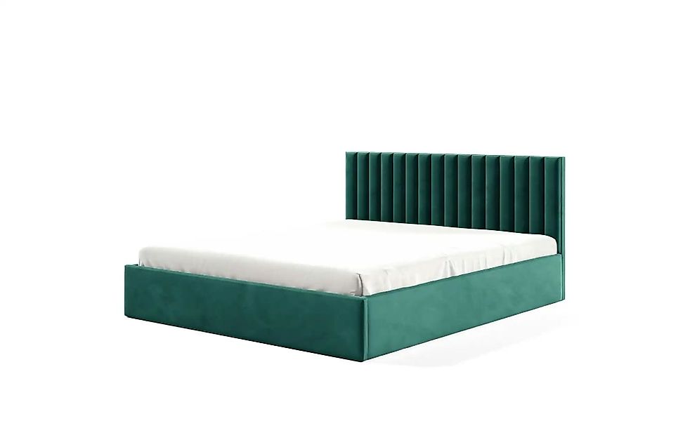 Polsterbett 90x200 Grün   ¦ grün ¦ Maße (cm): B: 169 H: 85 Betten > Polster günstig online kaufen