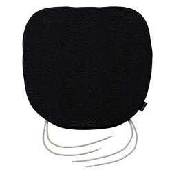Stuhlkissen Marcus mit Bindeschnur, schwarz, 40 x 37 x 2,5 cm, Etna (705-00 günstig online kaufen