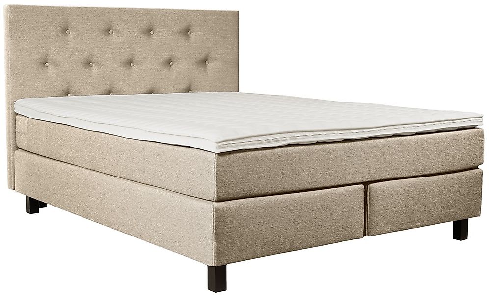 INOSIGN Boxspringbett "Alenika" mit LED - Beleuchtung, mit Taschen-Federker günstig online kaufen