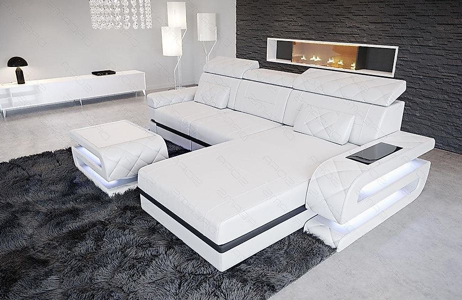 Sofa Dreams Ecksofa Ledersofa Bologna L günstig online kaufen