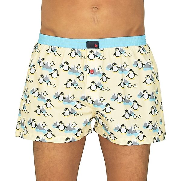 Unabux Boxershorts Gelb mit Motiv günstig online kaufen