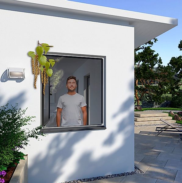 Windhager Insektenschutz-Fensterrahmen, BxH: 100x120 cm günstig online kaufen