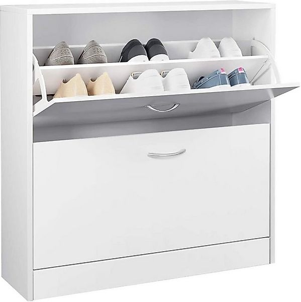 Homfa Schuhschrank (1-St) Schuhregal mit 3 günstig online kaufen