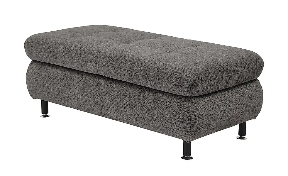 Lounge Collection Polsterhocker  Liora ¦ grau ¦ Maße (cm): B: 129 H: 47 T: günstig online kaufen