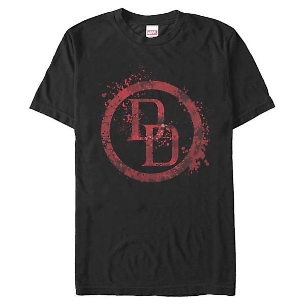 Marvel - Defenders - Daredevil DD Splatter Icon - Männer T-Shirt günstig online kaufen