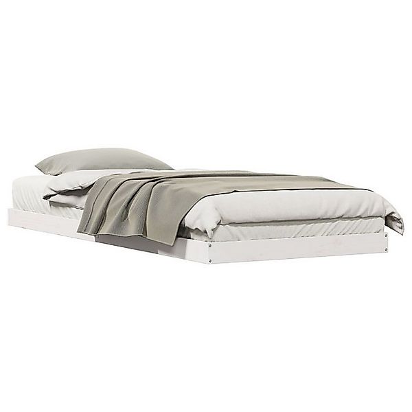 vidaXL Bett Bodenbett 90x220 cm Massivholz Kiefer (1-tlg) günstig online kaufen