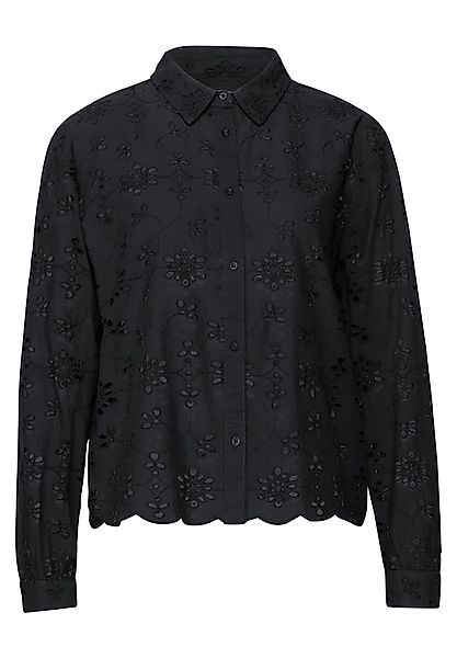 STREET ONE Hemdbluse, mit Lochstickerei günstig online kaufen