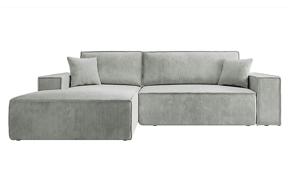 Selsey Ecksofa mit Schlaffunktion Farese  ¦ grau ¦ Maße (cm): B: 267 H: 85 günstig online kaufen