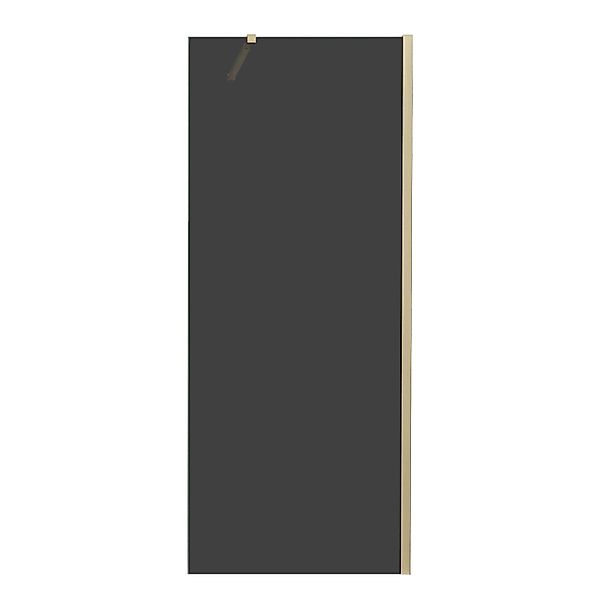 AICA Goldrahmen Walk In Duschtrennwand B.120cm x H.200cm Duschwand mit Glas günstig online kaufen