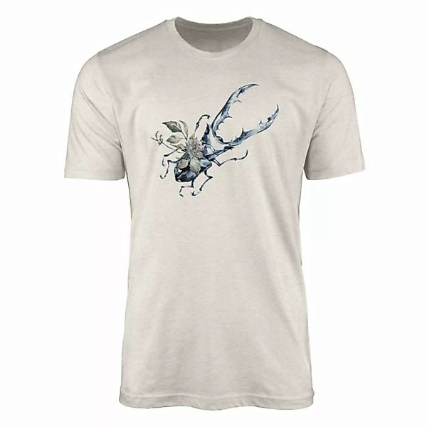 Sinus Art T-Shirt Herren Shirt 100% Bio-Baumwolle T-Shirt Aquarell Motiv Hi günstig online kaufen