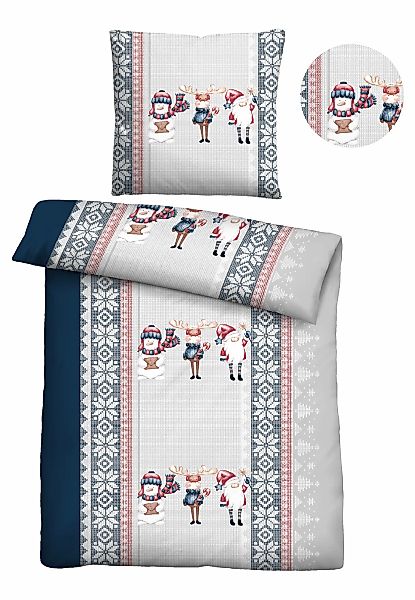 Castell - Markenbettwäsche Bettwäsche "0301113" 2 Stk. wohlig warm, tempera günstig online kaufen