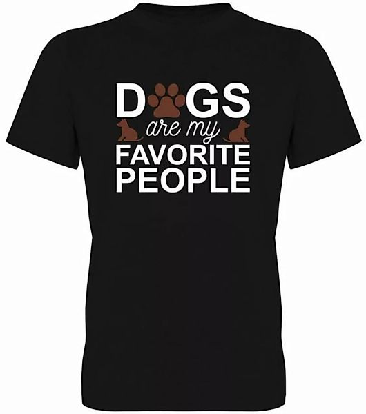 G-graphics T-Shirt Dogs are my favorite people Herren T-Shirt, mit trendige günstig online kaufen