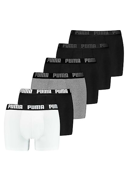 PUMA Boxershorts "Boxershort PUMA BASIC BOXER 6P ECOM 6er Pack" günstig online kaufen