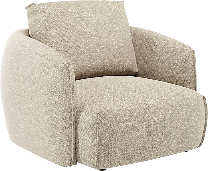 TRENDMANUFAKTUR Sessel "Shawn, Loungesessel, Designsessel mit elegant gesch günstig online kaufen