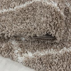 Ayyildiz Teppiche Hochflor-Teppich "ALVOR 3401" rund 50 mm Höhe Shaggy, Lan günstig online kaufen