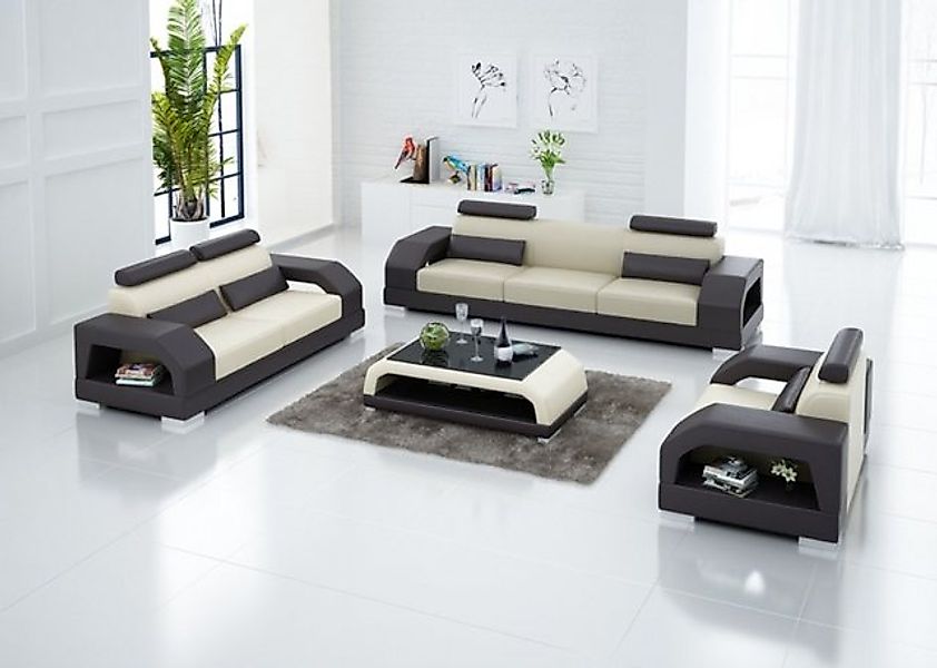 JVmoebel Sofa Moderne Wohnlandschaft 3+2+1 Sitzer Garnitur Design Modern So günstig online kaufen