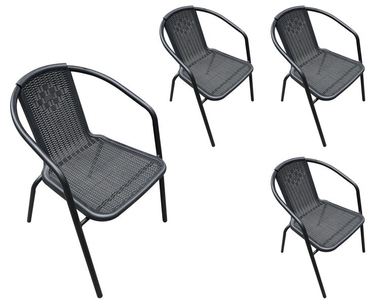 LC Garden Stapelstuhl Garvista Stapelstuhl 54x52x72cm günstig online kaufen