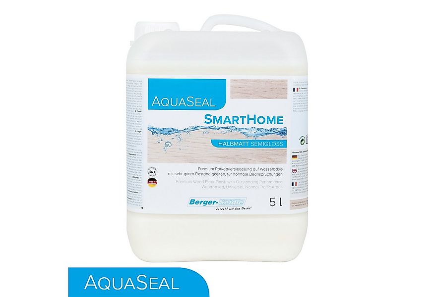 Berger- Seidle Treppen- und Parkettlack Aqua Seal Smart Home 5 ltr. günstig online kaufen