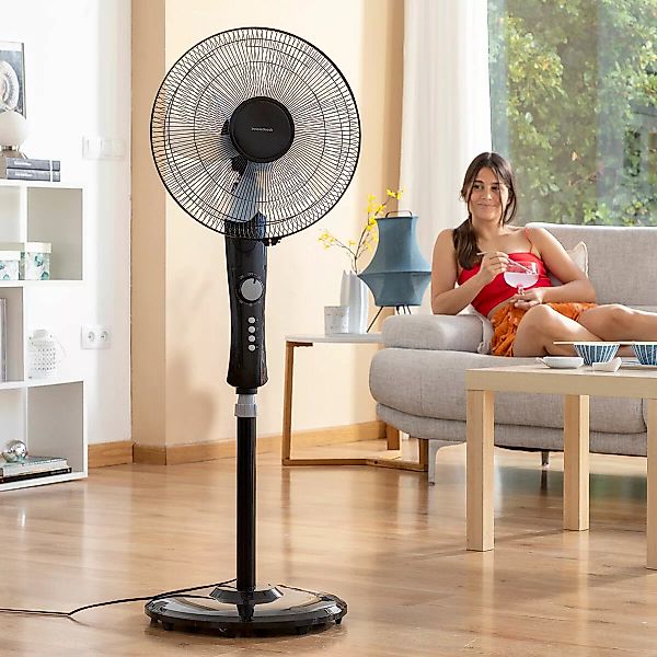 Freistehender Ventilator Innovagoods Breezinn Schwarz 45 W günstig online kaufen