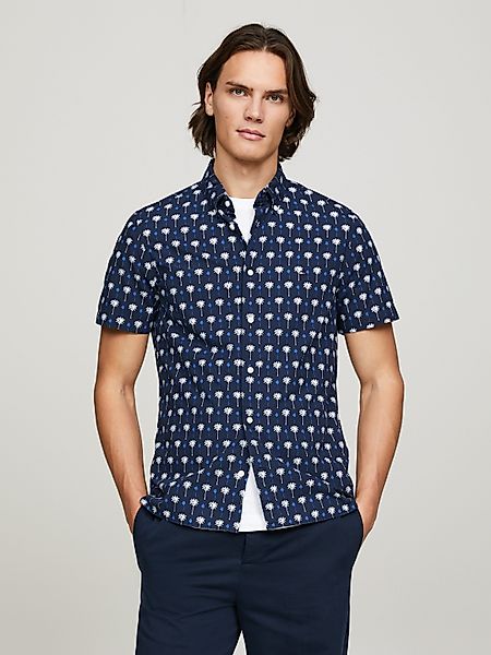 Tommy Hilfiger Kurzarmhemd MINI PALM PRINT günstig online kaufen