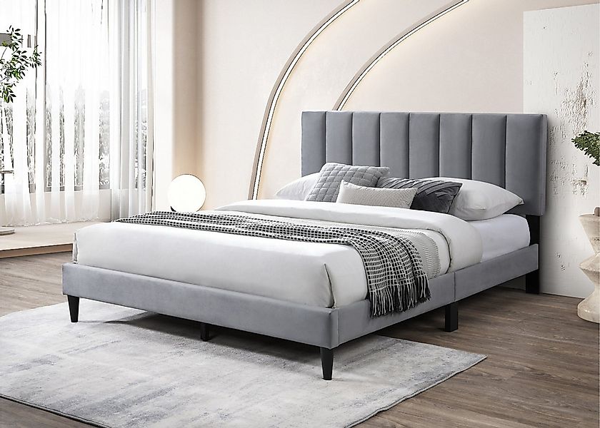 Home Collective Polsterbett 140x200 & 160x200 cm mit Lattenrost und weichem günstig online kaufen