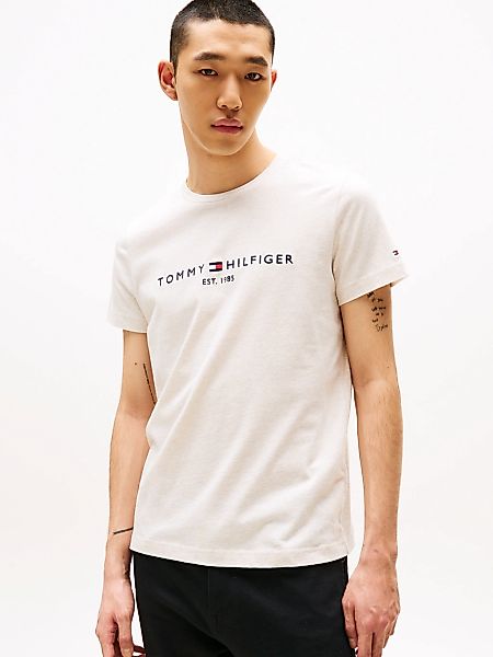 Tommy Hilfiger T-Shirt "TOMMY LOGO" aus reiner Baumwolle günstig online kaufen