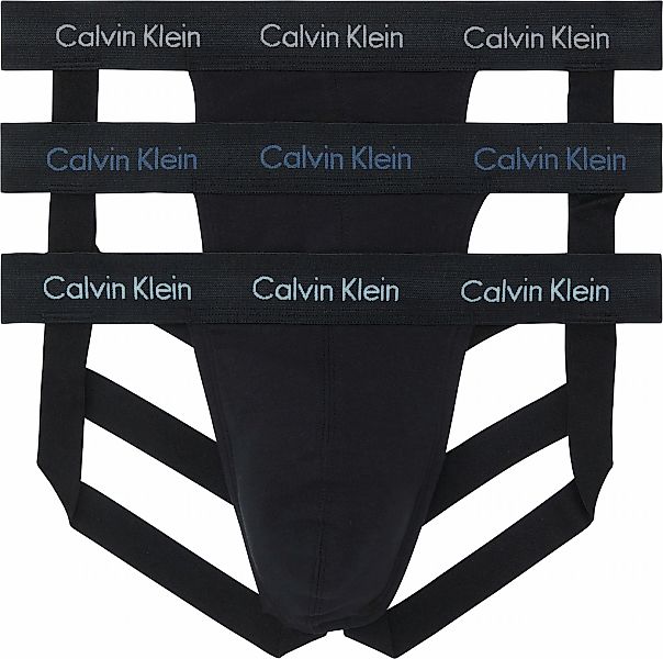 Calvin Klein 3-er Set Jockstraps Schwarz günstig online kaufen