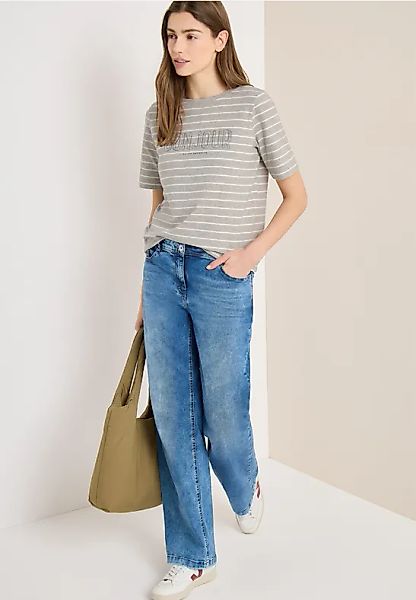 T-Shirt mit Schmuckstein Wording günstig online kaufen