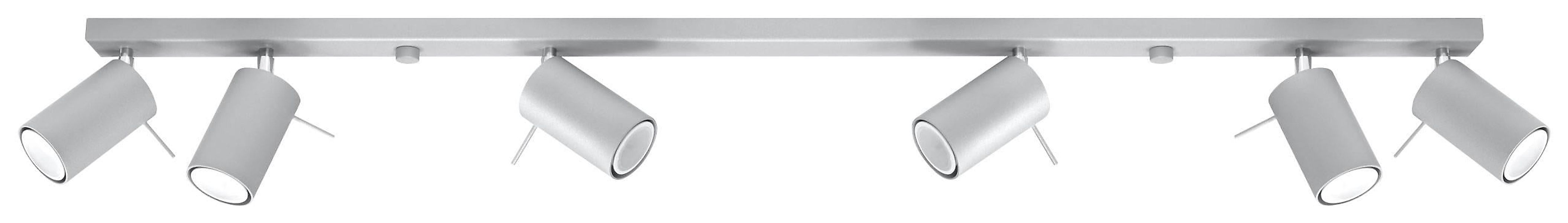 SOLLUX lighting Deckenleuchte »RING«, 6 flammig, Leuchtmittel GU10   ohne L günstig online kaufen