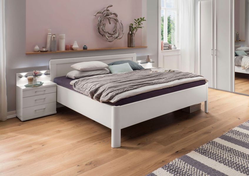 WIEMANN Holzbett "Bern, Bettgestell, Bettrahmen, für Schlafzimmer" 4-fache günstig online kaufen