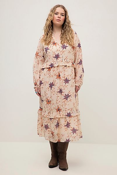 Studio Untold Midikleid Maxikleid A-Line Blumen günstig online kaufen