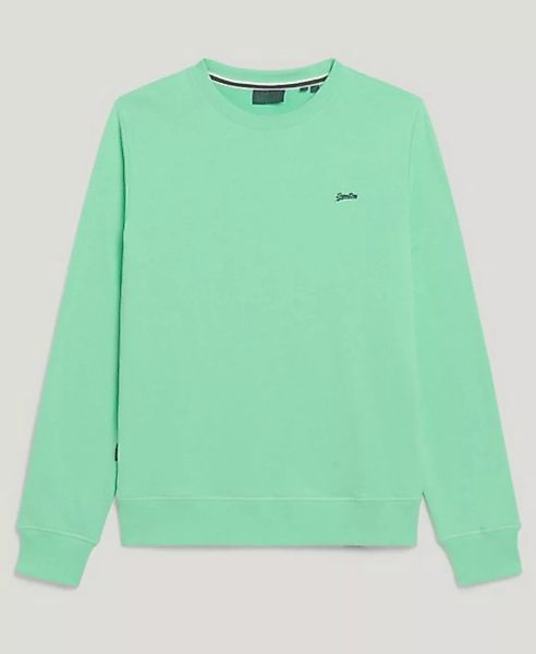 Superdry Sweater ESSENTIAL LOGO CREW SWEAT UB Spearmint Light Green günstig online kaufen