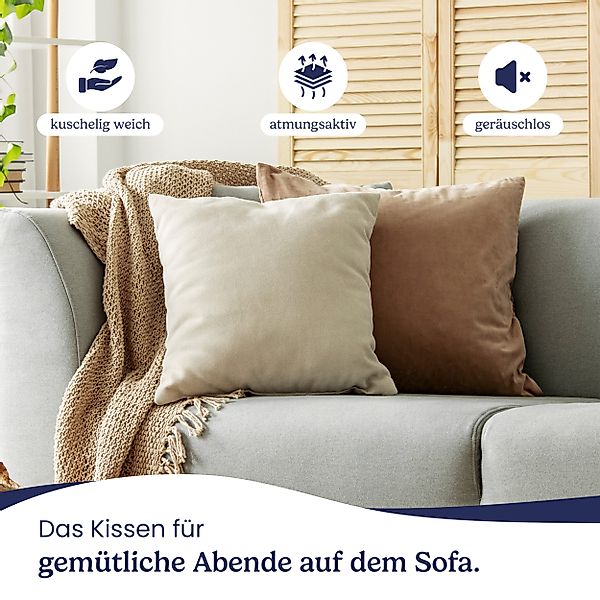 Gentle North Microfaserkissen 2er Set Kissen Komfort in vielen Größen, Füll günstig online kaufen