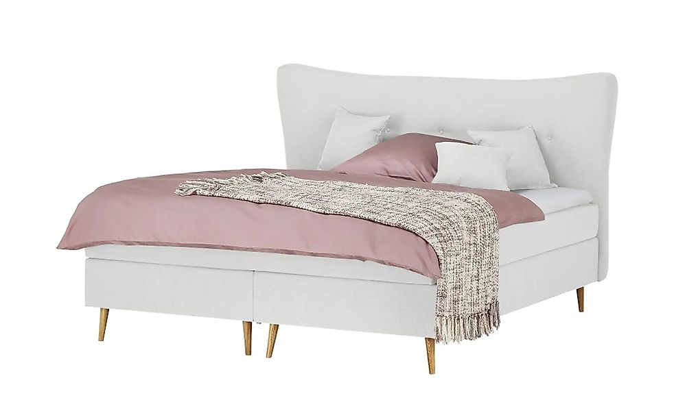 Boxspringbett  Ferill ¦ grau ¦ Maße (cm): B: 197 H: 122 Betten > Boxspringb günstig online kaufen