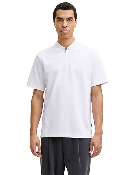 Jack & Jones Herren Poloshirt JPRBLAETHAN SS ZIP POLO SN - Regular Fit günstig online kaufen