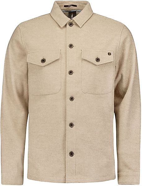No Excess Überhemd Melange Beige - Größe XXL günstig online kaufen