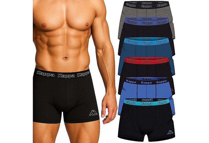 Kappa Boxershorts Herren 6er Pack – Unterhosen Größen M-XXL, Hochwertige Ba günstig online kaufen