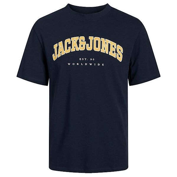 Jack & Jones Rundhalsshirt Große Größen T-Shirt navy Logoprint Jack&Jones J günstig online kaufen