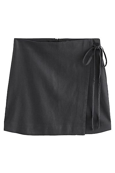 Next Wickelrock Wickel-Minirock mit hohem Leinenanteil günstig online kaufen