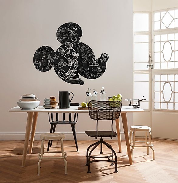 Komar Vliestapete »Vlies selbstklebend - Mickey Head Illustration - Größe 1 günstig online kaufen