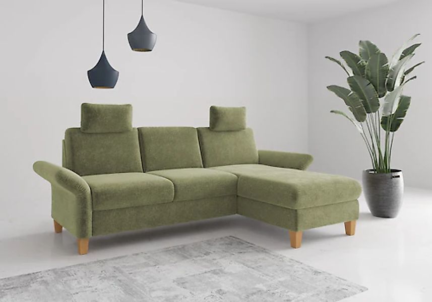 Home affaire Ecksofa »Rochelle, L-Form«, wahlweise mit Armteilverstellung, günstig online kaufen