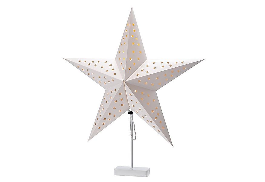 IC Winterworld LED Tischleuchte LED Tischleuchte mit Sternen-Lampenschirm u günstig online kaufen