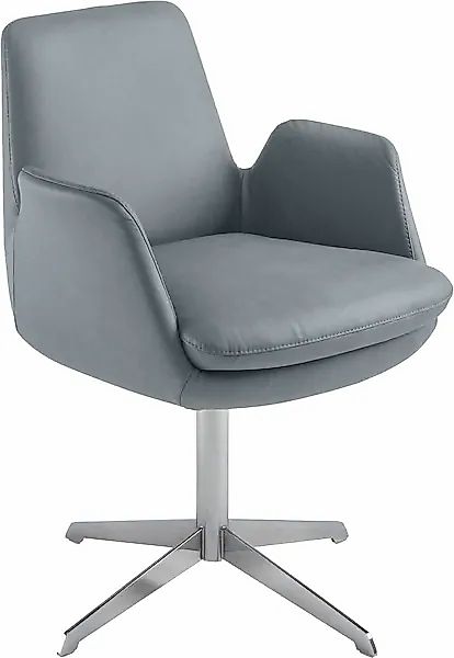K+W Komfort & Wohnen Drehstuhl »Cube« () Rückholfunktion, Untergestell Edel günstig online kaufen