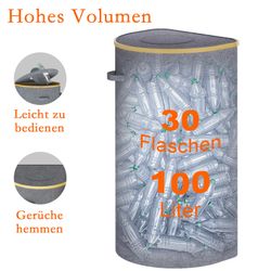 skelo Flaschenkorb Pfandflaschen Sammelbehälter mit Deckel günstig online kaufen