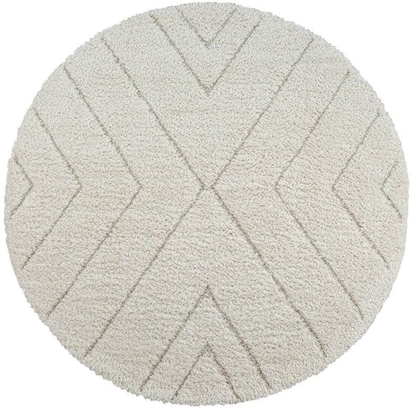 the carpet Teppich »Bahar Shaggy« rund 30 mm Höhe Shaggy eleganter Wohnzimm günstig online kaufen