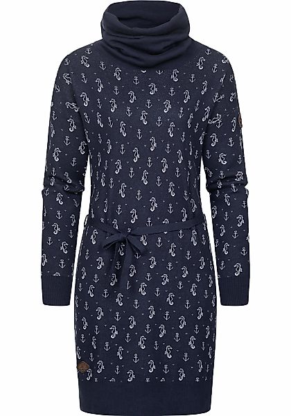 Ragwear Sweatkleid "Babett Dress Marina" Ohne Taschen verspieltes Winterkle günstig online kaufen