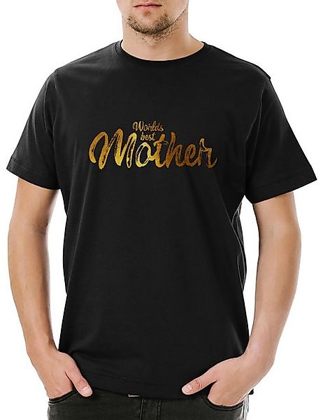 Urban Backwoods Print-Shirt World’s Best Mother Herren T-Shirt Beste Mama M günstig online kaufen