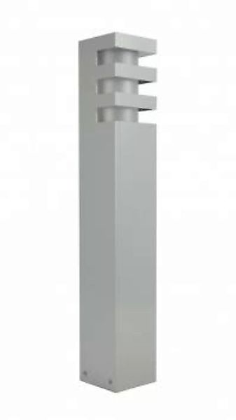 Moderne Wegeleuchte in Silber 50cm wetterfest IP54 günstig online kaufen