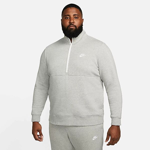Nike Sportswear Sweatshirt "CLUB MENS BRUSHED-BACK 1/-ZIP PULLOVER" günstig online kaufen