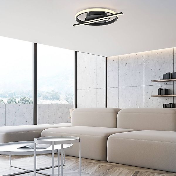 JUST LIGHT Deckenleuchte KORSA, Dimmfunktion, LED fest integriert, Warmweiß günstig online kaufen